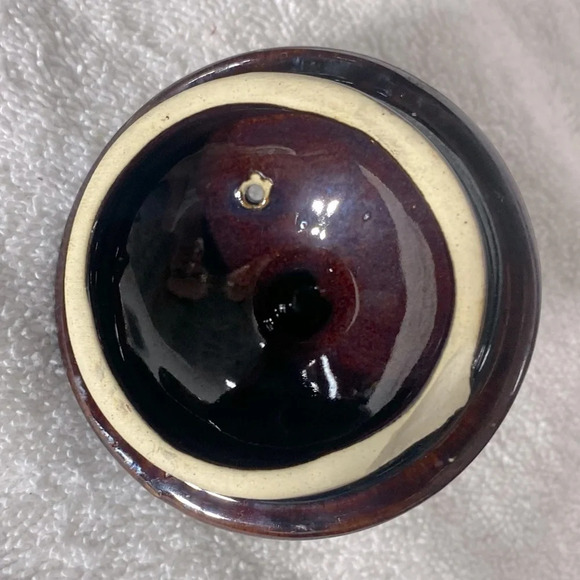 Vintage Brown Glaze Ceramic Teapot  Pottery Art - Picture 6 of 13